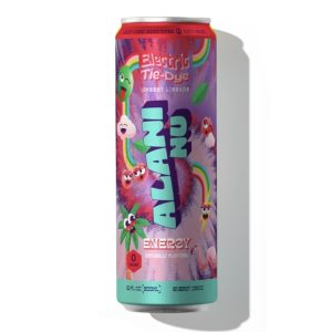 Alani Nu Energy Drinks - 12 Cans, Electric Tie Dye (Cherry Limeade)